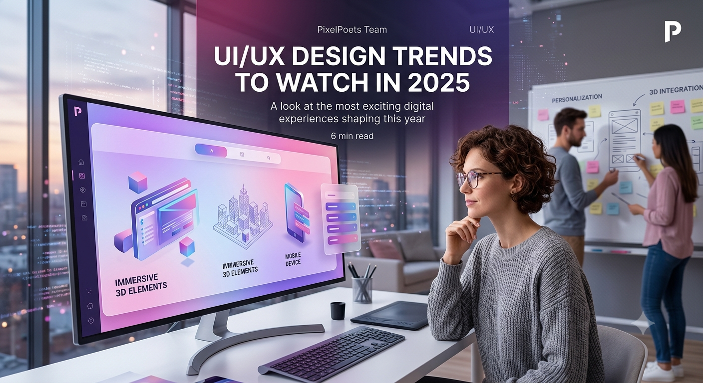 UI/UX Design Trends to Watch in 2025